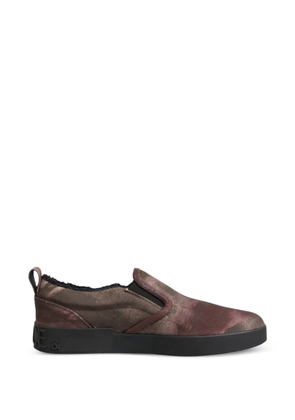 Dolce & Gabbana abstract-print slip-on sneakers - Red