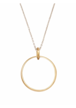 Parts of Four Sphere Slice charm necklace - Gold