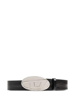 Diesel B-1DR 2.0 leather belt - Black