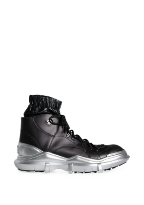 Dolce & Gabbana Galileo panelled high-top sneakers - Black