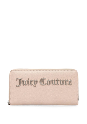 Juicy Couture logo-plaque zip-around wallet - Neutrals