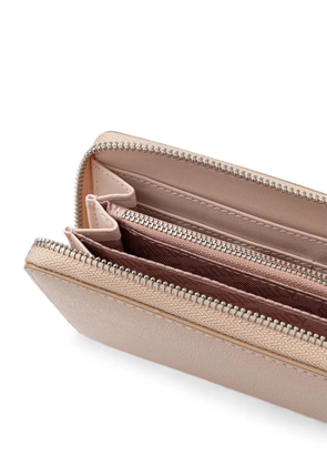 Juicy Couture logo-plaque zip-around wallet - Neutrals