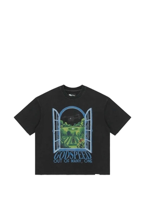 GODSPEED graphic-print T-shirt - Black