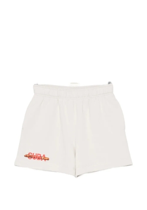 Melt graphic-print shorts - Neutrals