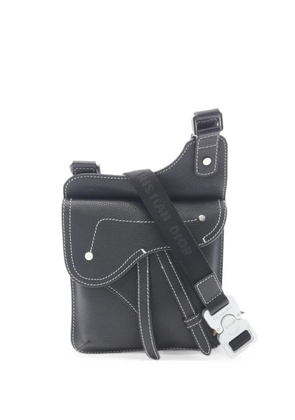 Christian Dior Pre-Owned 2010s Saddle leather shoulder bag - Black