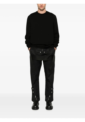 Rick Owens long-sleeve crew-neck cotton T-shirt - Black