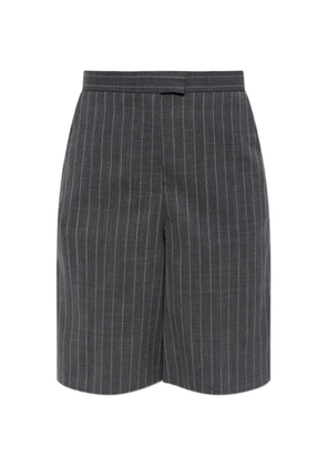 Valentino Garavani pinstripe-pattern shorts - Grey