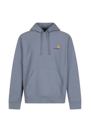 Carhartt WIP American Script logo-embroidered hoodie - Blue