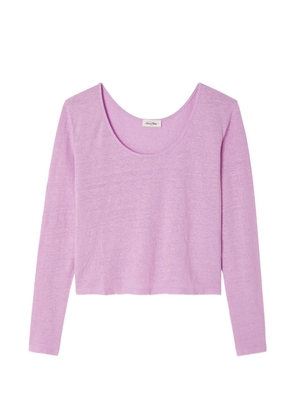 American Vintage Dualy long-sleeve T-shirt - Purple