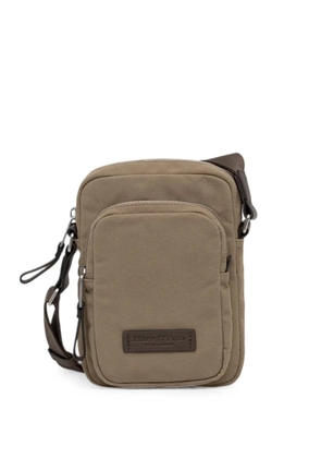 Marc O'Polo logo-patch shoulder bag - Brown