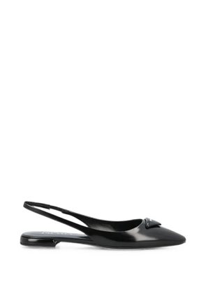 Prada pointed-toe slingback ballet flats - Black