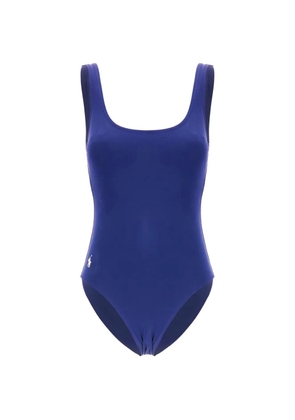 Polo Ralph Lauren logo-detail swimsuit - Blue