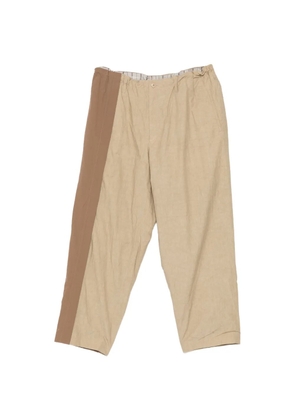 Yohji Yamamoto color-patch trousers - Neutrals