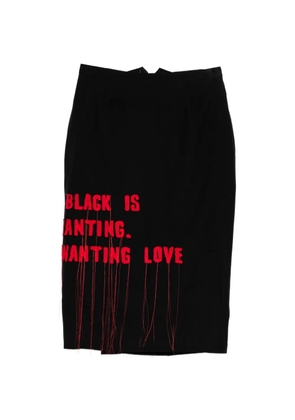 Yohji Yamamoto Pegtop skirt - Black