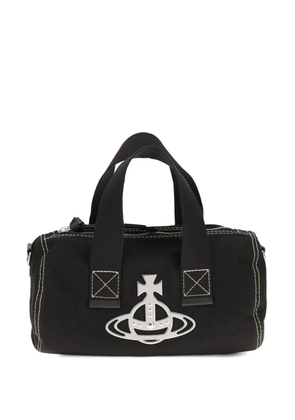 Vivienne Westwood Paul Cylinder Orb-plaque tote bag - Black