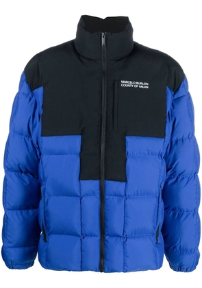 COUNTY OF MILAN padded zip-up coat - Black