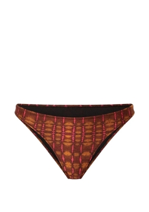 MOMONÌ printed bikini bottoms - Orange