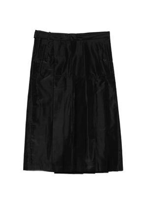 Yohji Yamamoto S/Pe pleated skirt - Black