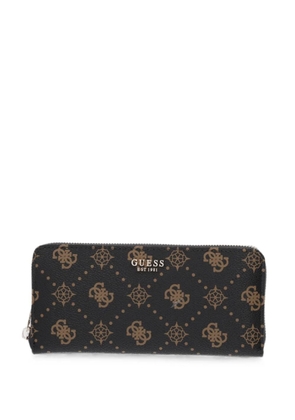 GUESS USA large Carrie 4G wallet - Brown