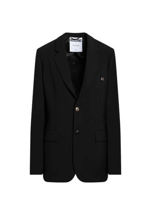 Moschino single-breasted notched-lapel blazer - Black