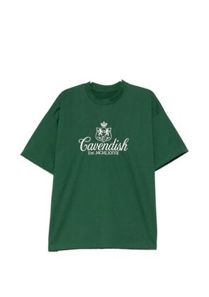 Cavendish logo-embroidered T-shirt - Green