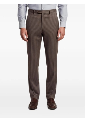 Brioni Vintage Cortina pinstripe trousers - Brown