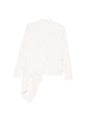 Yohji Yamamoto asymmetric flared blouse - White