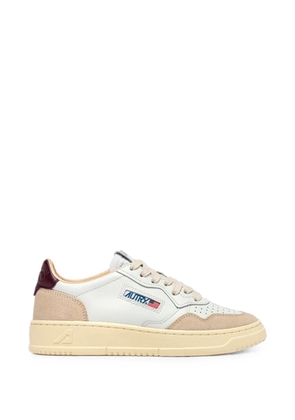 Autry Medalist panelled leather sneakers - Neutrals