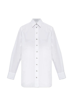 Stella McCartney press-stud oversized shirt - White