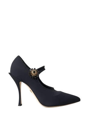 Dolce & Gabbana Mary Janes crystal-embellished pumps - Black