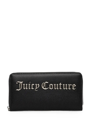 Juicy Couture Jasmine logo-plaque zip-around wallet - Black