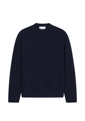Closed crew-neck sweater - Blue