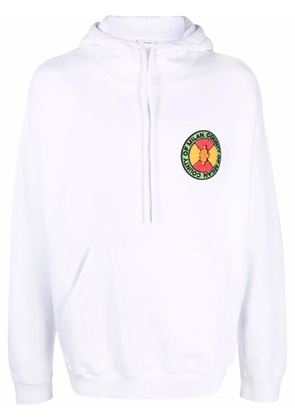 COUNTY OF MILAN County Park-patch hoodie - White