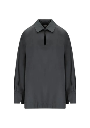 Max Mara Abano keyhole-detail blouse - Grey