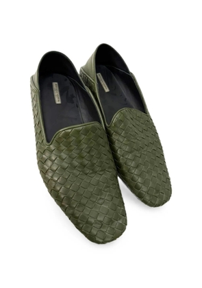 Bottega Veneta Pre-Owned Intrecciato convertible loafers - Green