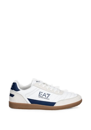 Ea7 Emporio Armani logo-print sneakers - White