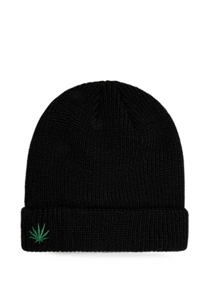 WACKO MARIA embroidered beanie - Black