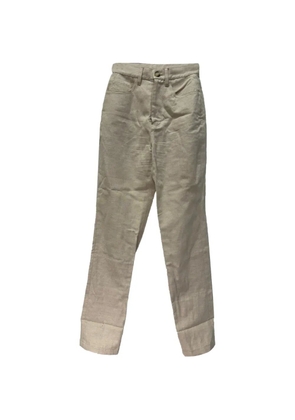 Nanushka button-fastening straight-leg trousers - Neutrals