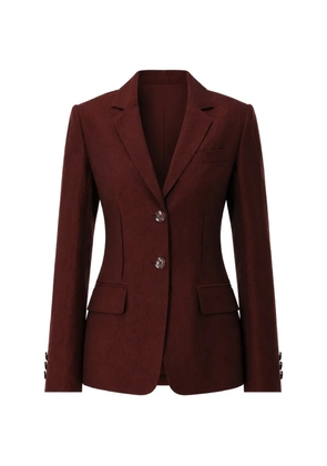 Jason Wu Collection crinkled-satin single-breasted blazer - Red