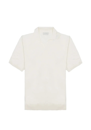 LUIGI GENTILE fine-knit short-sleeve T-shirt - Neutrals