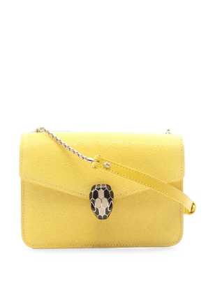 Bvlgari Pre-Owned 2010s Serpenti Forever shoulder bag - Yellow