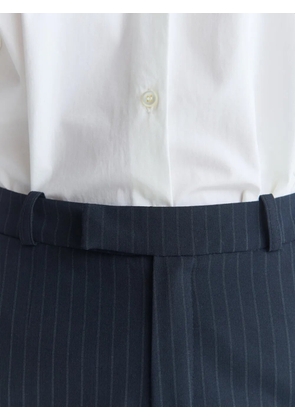 Séfr Jess pinstripe-pattern trousers - Black