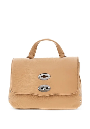 Zanellato Postina studded leather tote bag - Neutrals