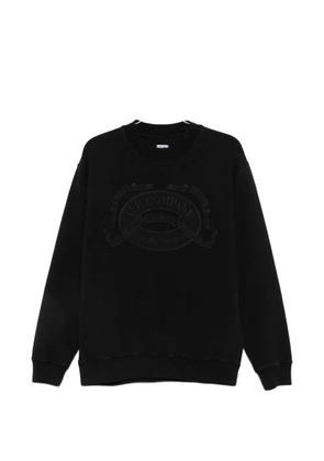 C.P. Company logo-embroidered sweatshirt - Black