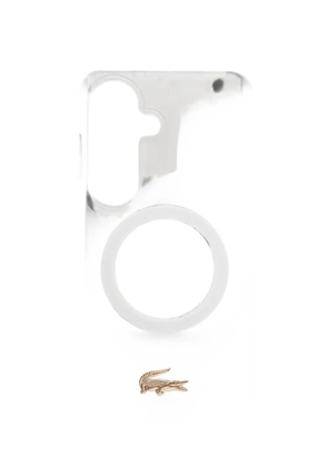 Lacoste logo-plaque Samsung Galaxy S26 case - White