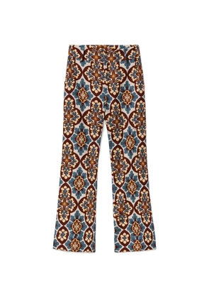 La DoubleJ Palazzo chocolate in rustic cotton Hendrix pants - Neutrals