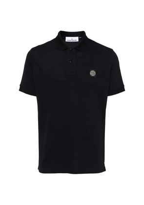 Stone Island logo-patch polo shirt - Blue