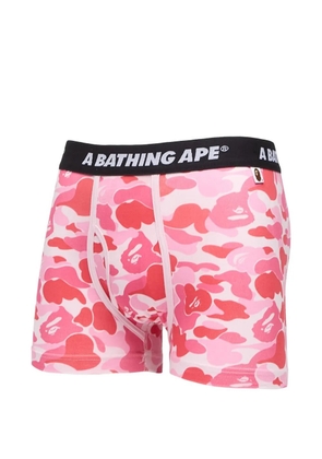 A BATHING APE® ABC camo boxers - Pink