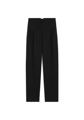 AMI Paris two-pleats wool trousers - Black