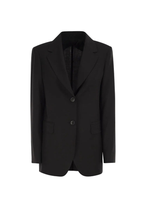 Max Mara single-breasted long-sleeve blazer - Black